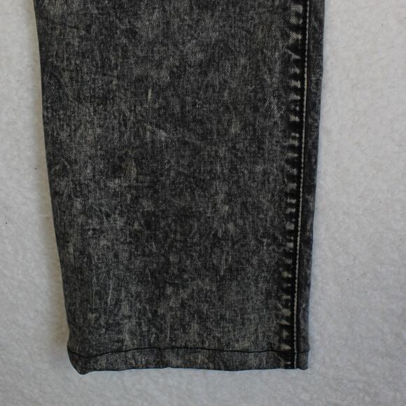 Robins Jean Long Flap Mens 36 Black Gray Studded Biker Y2K D5851 BRNSNAKE - Picture 12 of 12